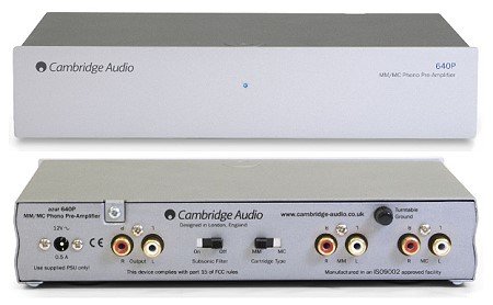 Cambridge Audio Azur 640 P (MM + MC Phono-Vorverstärker) silber