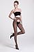 LANGSHA Women's 120 Denier Velvet Opaque Open Crotch pantyhose Coffee