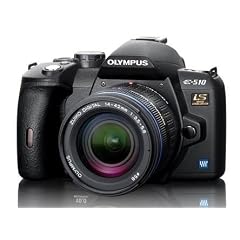 Olympus E-510 SLR-Digitalkamera (10 Megapixel, LifeView, Bildstabilisator) Double Zoom Kit inkl. EZ1442 und EZ4015-2
