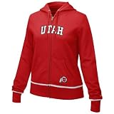 Nike Utah Utes Ladies Red Classic Full Zip Hoody Sweatshirt