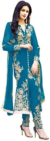 Ekdin Fancy Party wear Designer Georgette Embroidered Semi Stiched Salwar Suit