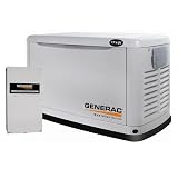 6053 Generac Guardian 17kW Air Cooled Standby Generator, Aluminum Enclosure, Pre-Packaged w/200 amp Service Rated Automatic Transfer Switch