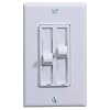 Monte Carlo ESSWC-2 Multi-Function Wall Switch, 1.25-Amp Fan, 500-Watt light, White
