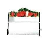 WOOD PAPER TOWEL HOLDER STRAWBERRY WALL DECOR