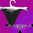 Heart G-String Jewelry - 85% Polyester - 15% Spandex - Size: Large
