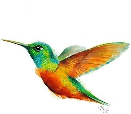 Hummingbird Watercolor Giclee Print