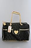 Betsey Johnson The Overnighter in Black Party Hearty,Bags (Handbags/Totes) for Women