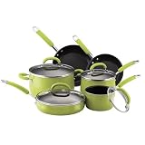 Rachael Ray 10-Piece Porcelain Enamel Cookware Sets