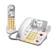 D3098 DECT 6.0 Expandable Corded/Cordless Phone withCaller ID and Answering System, White, 1 Handset and 1 Base