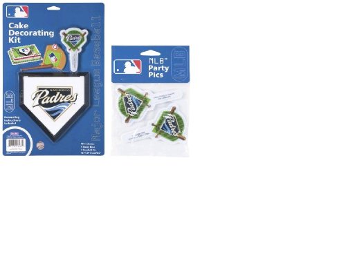 MLB San Diego Padres Layon Cake/Cupcake Decorations