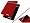 COOL BANANAS Neoprene Sleeve Zipit - Bag Pocket for Samsung NC10, N130, N310 in black/red