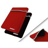 COOL BANANAS Neoprene Sleeve Zipit - Bag Pocket for Samsung NC10, N130, N310 in black/redby COOL BANANAS