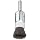Weiler Wire End Brush, Banded, Solid End, Round Shank, Steel, Crimped Wire