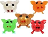 ピタミン　＜ぺちゃぶた＞　Pitamin　5色セット（ホワイト、レッド、オレンジ、グリーン、ゴールド）