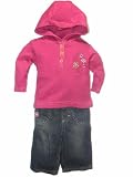 Funny World Hooded Top and Denim Pants Set by Baby's Own
