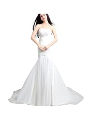 Sweetheart Sheath Mermaid 2011 Tulle Lace-Up General Print Wedding Party Dress  with a Court Train 