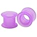 Longbeauty 9 Pair Silicone Ear Skins Gauges Plugs Expander Tunnels-Soft Flesh Tunnels 20MM 9 Colors