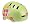 Pale Green Paul Frank Apples