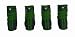 GREEN - X-LARGE - High-Top Neoprene Winter Dog Boots