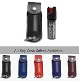 Pepper Plus 1/2 Oz. Self Defense Pepper Spray - Black Keycase