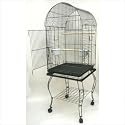 Brand New Parrot Bird Cage Cages Dome W/Stand On Wheels 20x20x58, AS