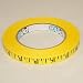 Pro Tapes Pro-Measurement Ruler Tape: 1/2 in. x 50 yds. (Yellow/Black Imperial scale)