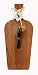 image and picture of Out of the Woods of Oregon Large Wine Bottle Board with Purple Grape Spreader