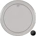 Remo Powerstroke 3 Bass Drum Head, Clear, 22-inch Diameter, 2-1/2-inch White FALAM Patch