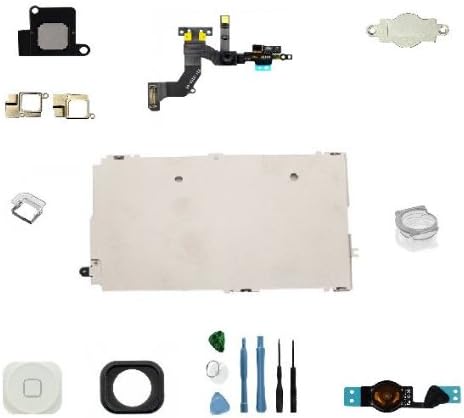 Sellicase© Full Set Parts LCD Display &amp; Touch Screen Digitizer Assembly For IPHONE (5 White)