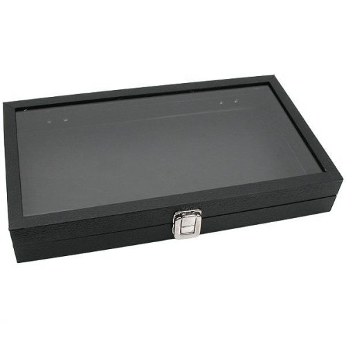 Italian Charm Black Jewelry Display Case Tray Insert