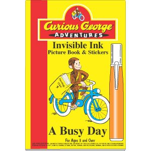 Curious George Invisible Ink book - A Busy Day