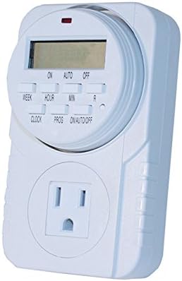 Hydrobuilder 7-Day Grounded Digital Timer