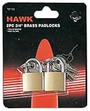 PADLOCK 20MM 2PC SET:LOCK-27302