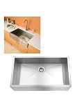 36 Stainless Steel Zero Radius Apron Kitchen Sink 15 Gauge