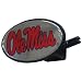 NCAA Mississippi Rebels Plastic Oval Hitch Cover