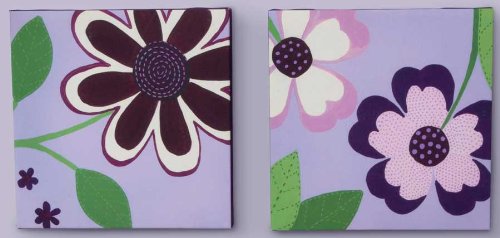 Mulberry Canvas Wall Art - Set of 2.