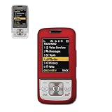 New Fashionable Perfect Fit Hard Protector Skin Cover Cell Phone Case with clip for Samsung M330 Sprint - Red