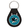 San Jose Sharks Leather Keychain