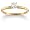 10k Yellow Gold Round Solitaire Diamond Engagement Ring (1/4 ct, J-K Color, I2-I3 Clarity), Size 5