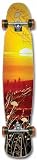 Gravity 46 CARVE TWO BEACH GRASS MODEL Complete Longboard Skateboard