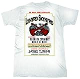 Signatures Network Men's Lynyrd Skynyrd Short Sleeve T-Shirt, White, XX-Large