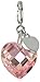 ELLE Jewelry "Charms" Faceted Pink Heart