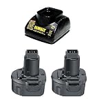 2-Dewalt 7.2 volt Battery Packs (DW9057) & 1-Hour Charger (DW9118)
