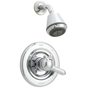 Click here to buy Delta 1724-74 Classic Pressure Balance Single-Handle Shower Faucet, Chrome by Delta Faucet.