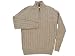 Geoffrey Beene Long Sleeve Quarter Zip Woven Sweater