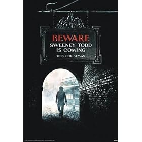 SWEENEY TODD: THE DEMON BARBER OF FLEET STREET, Poster, Affiche (61cm x 91,5cm)