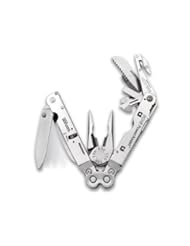 SOG Specialty Knives & Tools S66N-CP PowerAssist Multi-Tool with Assisted Steel Blades and Nylon Sheath, 22-Tools Combined, Satin Finish