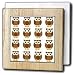 Brown Owls Print - 6 Inch Tile Napkin Holder