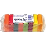 Chenille Kraft 4091 Modeling Clay Assortment, 27 1/2g Each Assorted Neon,220 g (CKC4091)
