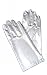 Gloves Regular Metallic Silver